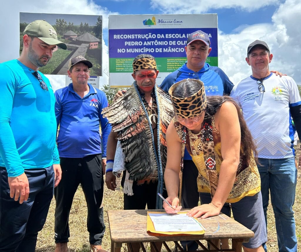 governo-e-prefeitura-assinam-ordem-de-servico-para-construcao-de-nova-escola-indigena