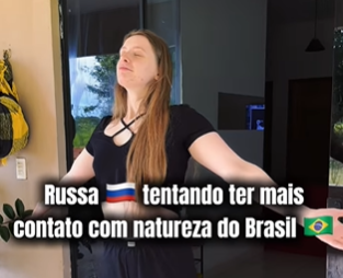 em-novo-video,-influenciadora-“russa-no-acre”-mostra-como-e-morar-em-meio-a-natureza-no-estado