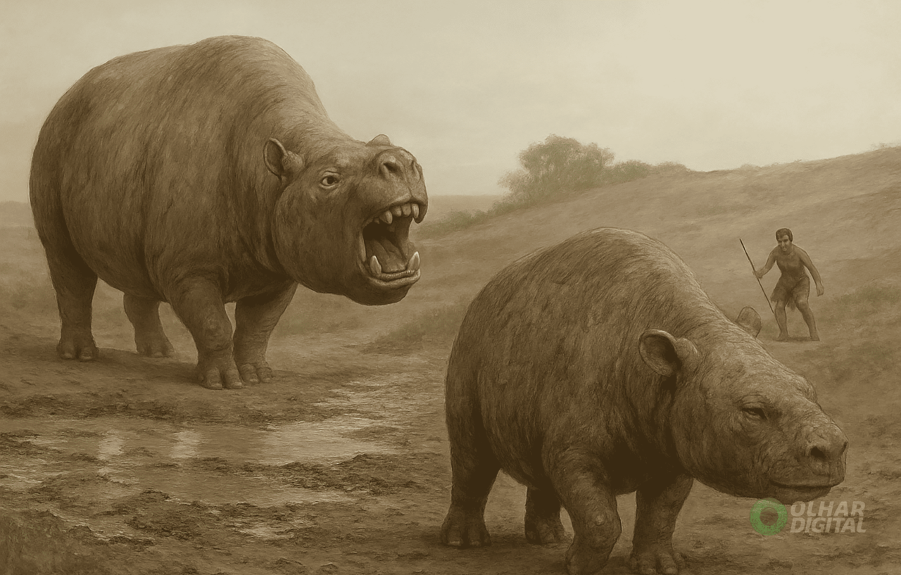 humanos-antigos-conviveram-com-animais-gigantes-no-brasil