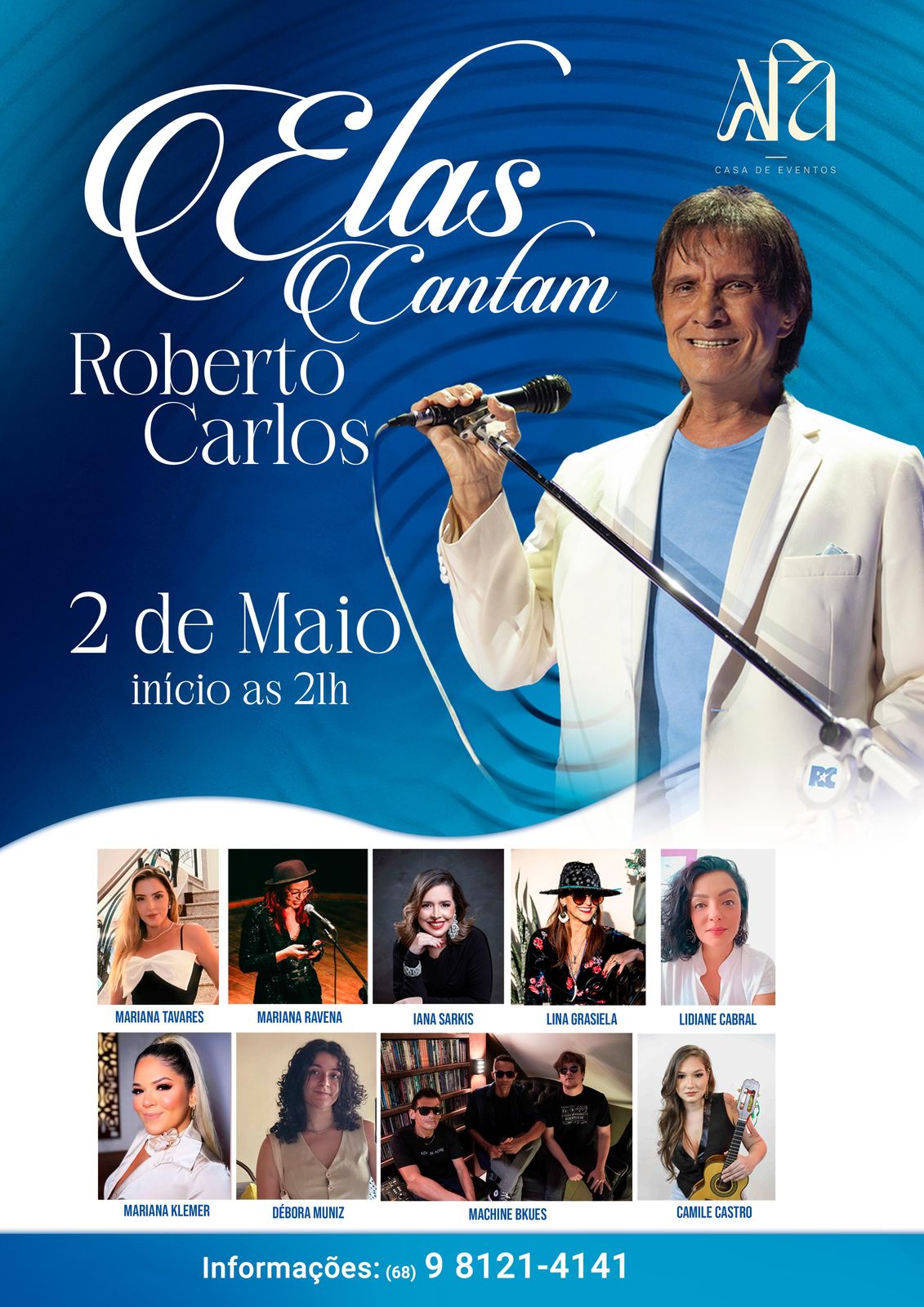 cantoras-acreanas-apresentam-2a-edicao-do-show-“elas-cantam-roberto-carlos”;-veja-detalhes