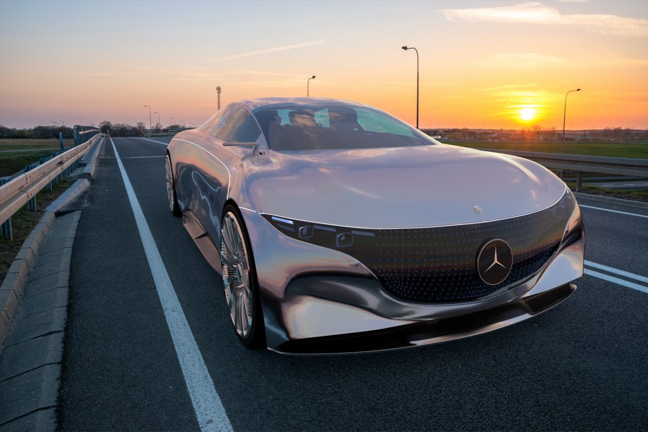 mercedes-surpreende-com-nova-pintura-que-carrega-carros-eletricos