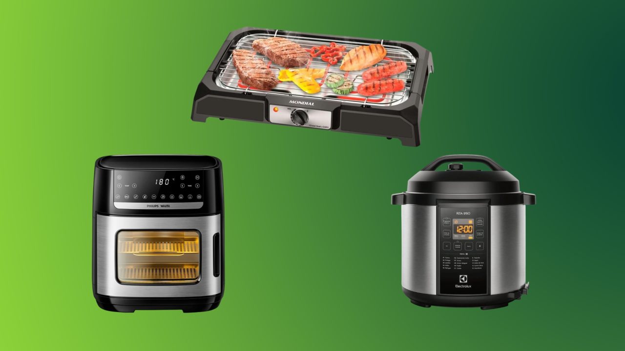 dia-dos-pais:-air-fryer,-panelas-eletricas-e-churrasqueiras-para-os-pais-chefes-de-cozinha!