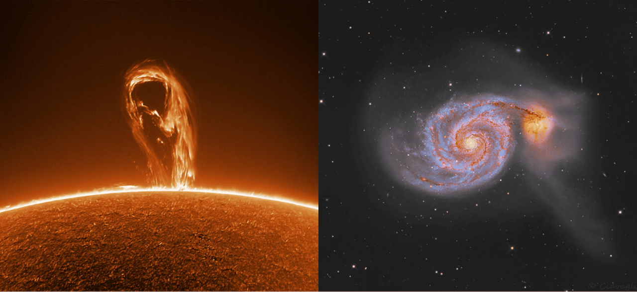 proeminencia-solar-e-galaxias-em-fusao-nas-imagens-astronomicas-da-semana