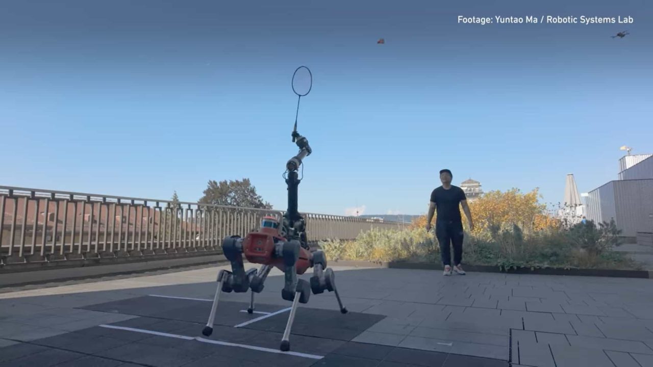 o-video-mais-aleatorio-que-voce-vera-hoje:-um-cao-robo-jogando-badminton