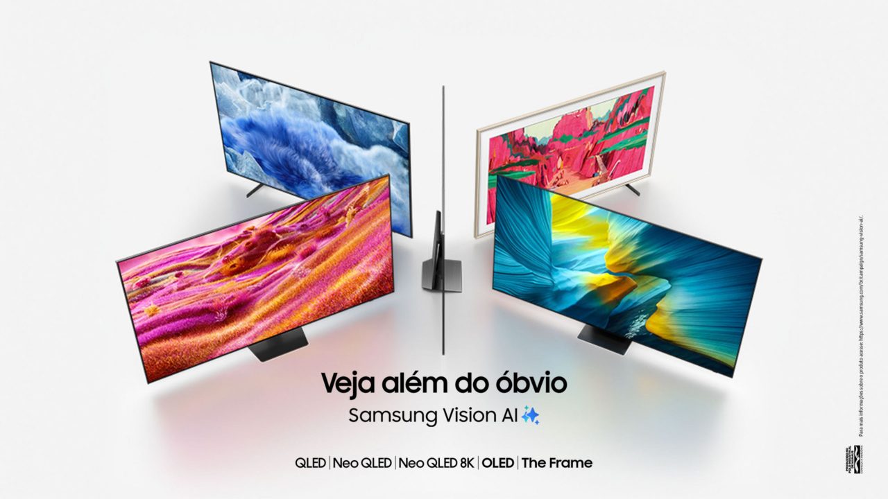 de-8k-a-obras-de-arte:-samsung-lanca-tvs-2025-no-brasil-com-foco-em-ia