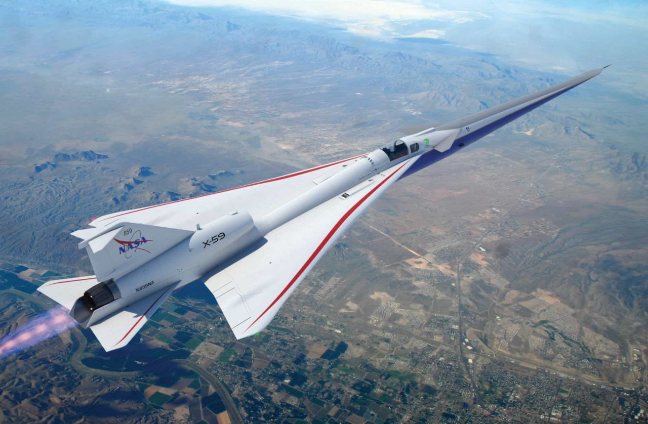 nasa-se-prepara-para-o-primeiro-voo-do-x-59,-aviao-supersonico-silencioso
