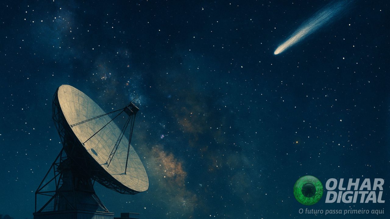 o-cometa-3i/atlas-emitiu-sinal-alienigena?-entenda