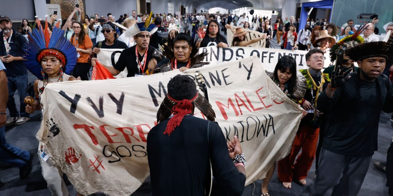 cop30:-demarcacao-de-terras-e-participacao-popular-marcaram-protestos