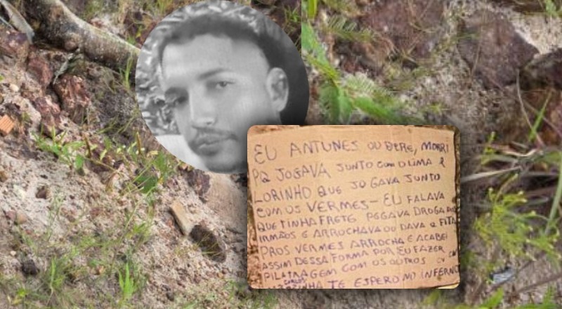 corpo-de-homem-executado-pelo-cv-e-encontrado-com-bilhete-macabro;-veja-video