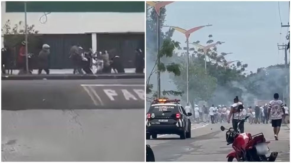 torcedoras-do-ceara-tem-camisas-arrancadas-durante-briga-antes-de-classico-em-fortaleza;-veja-video