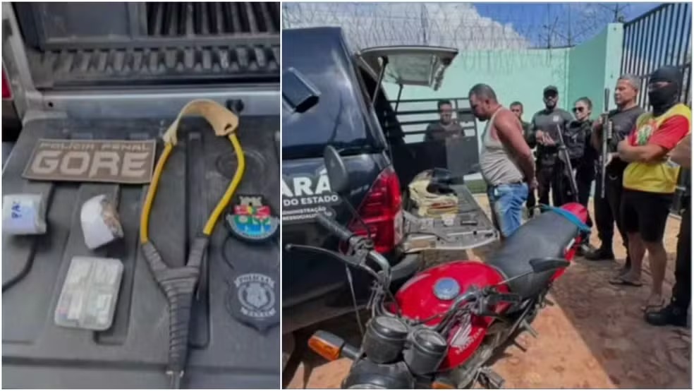 pai-e-preso-ao-usar-estilingue-para-arremessar-drogas-para-filho-em-presidio