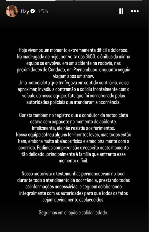 apos-acidente-com-onibus,-cantora-flay-se-pronuncia;-veja-o-que-ela-disse